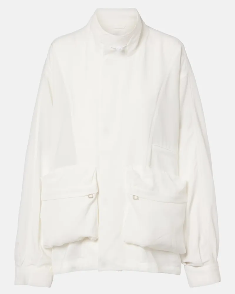 FRANKIE Shop Oversize-Jacke Breya Weiß