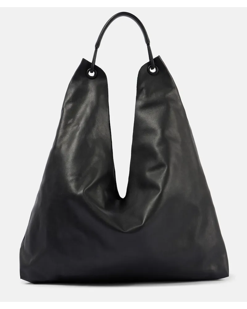 The Row Tote Bindle 3 aus Leder Schwarz