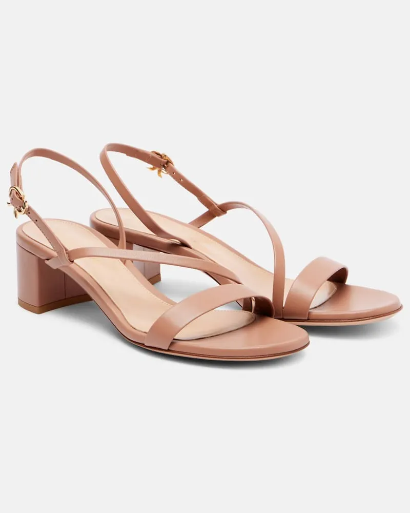 Gianvito Rossi Sandalen Betsey 45 aus Leder Beige