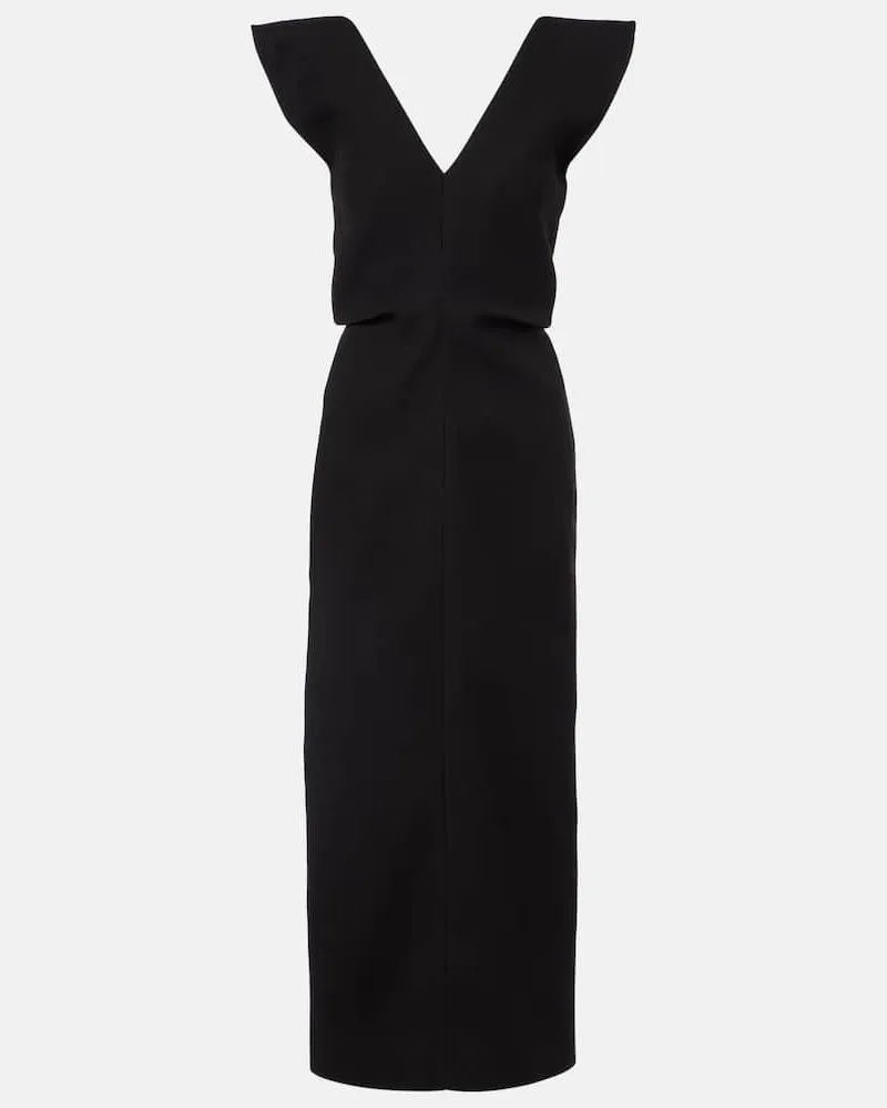 Proenza Schouler Midikleid Mariam Schwarz