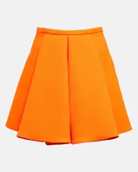 Versace Minirock aus Twill Orange