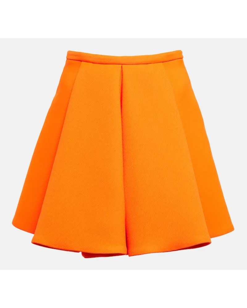 Versace Minirock aus Twill Orange