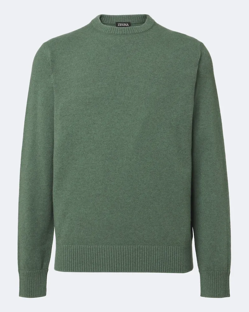 Ermenegildo Zegna Pullover aus Wolle und Kaschmir Grün
