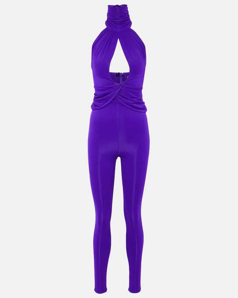 Magda Butrym Jumpsuit aus Jersey Violett