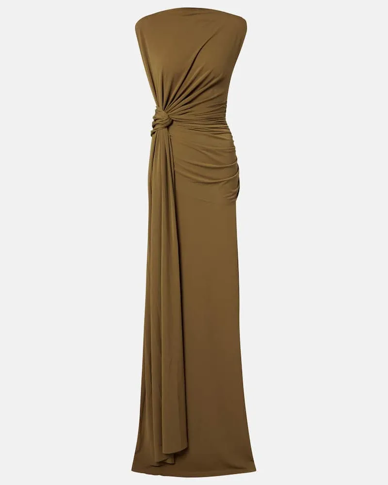 Alex Perry Robe aus Crêpe-Jersey Grün