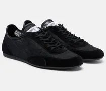 Sneakers Sunny aus Spitze mit Veloursleder