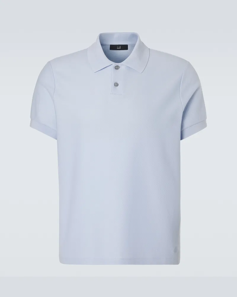 Dunhill Polohemd aus Baumwolle Blau