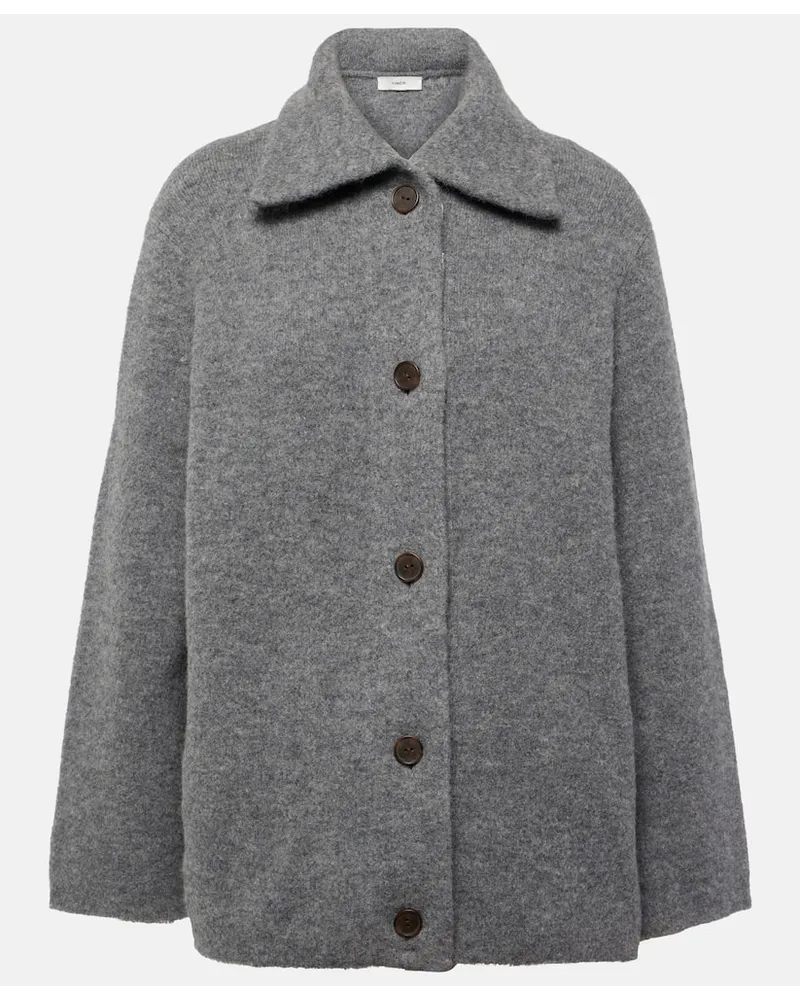 Vince Cardigan aus einem Wollgemisch Grau