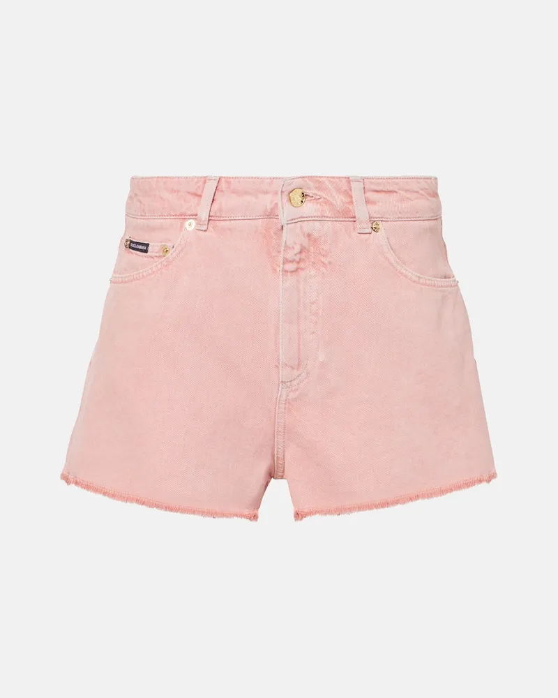 Dolce & Gabbana Jeansshorts Rosa