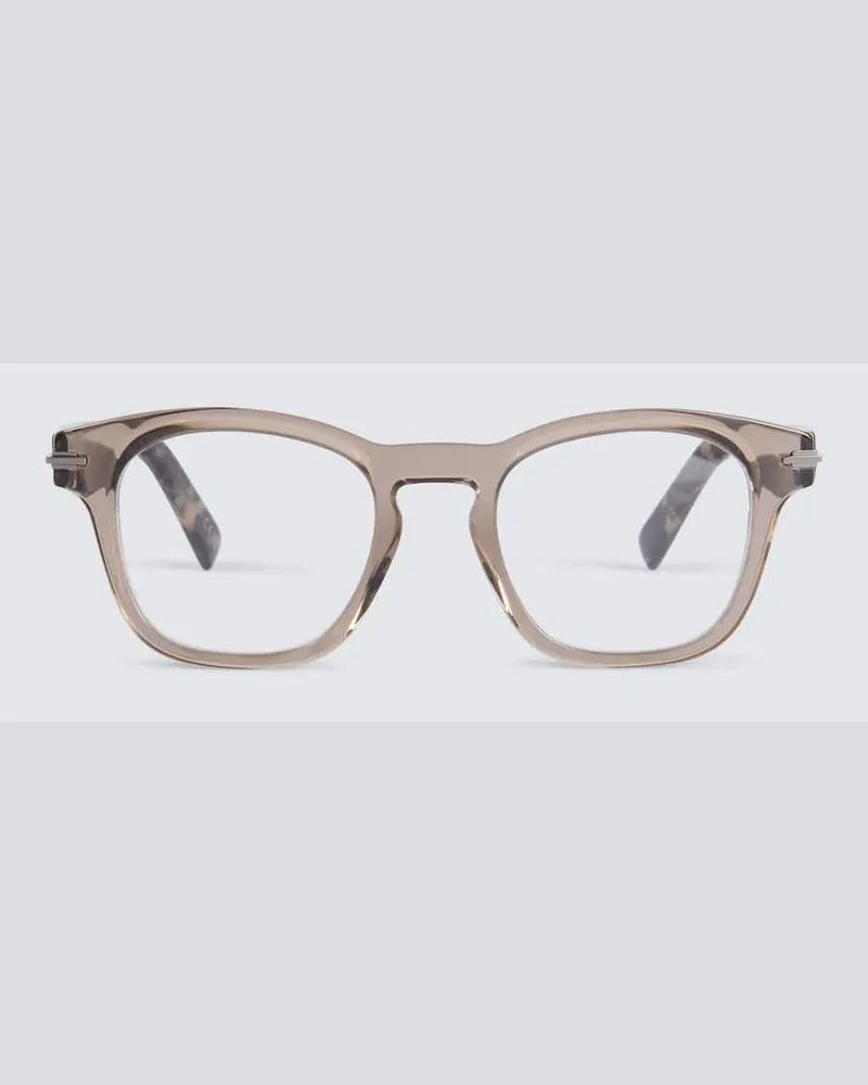Dior Eckige Brille DiorBlackSuitO S10I Beige