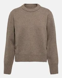 Bottega Veneta Pullover aus Wolle Grau