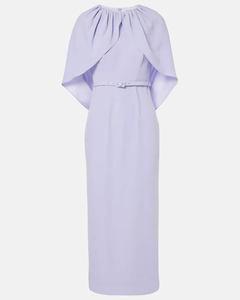 Roland Mouret Cocktailkleid aus Satin Violett