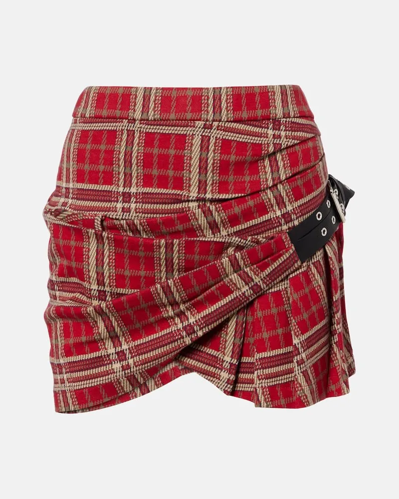 Isabel Marant Minirock Gisen aus Baumwolle Rot