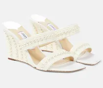 Bridal Verzierte Wedge-Sandalen Sacoria 85