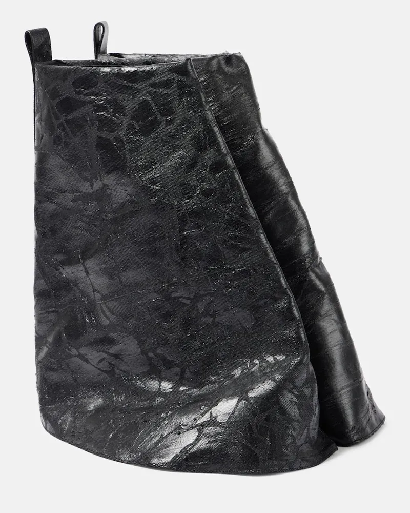 Rick Owens DRKSHDW Stiefel aus Denim Schwarz