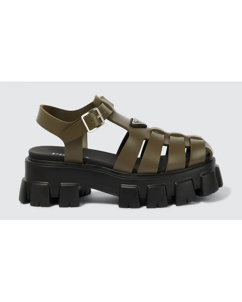 Prada Sandalen Gruen