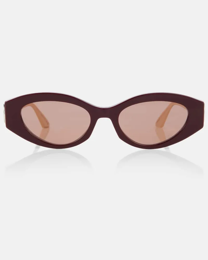 Dior Cat-Eye-Sonnenbrille 30Montaigne B6I Rot