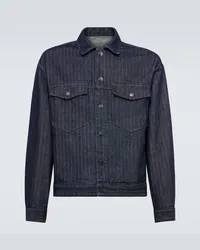 Giorgio Armani Jacke aus Denim Blau