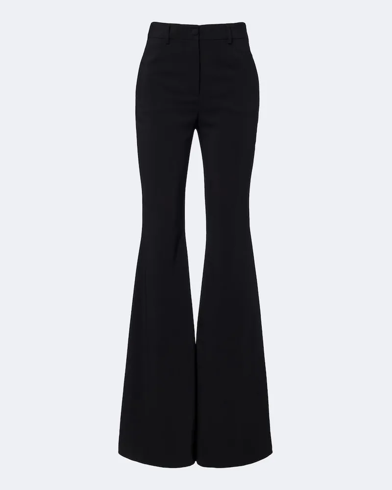 Dolce & Gabbana High-Rise Schlaghose Schwarz