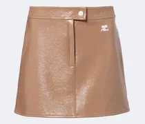 Courrèges Minirock Reedition aus Vinyl