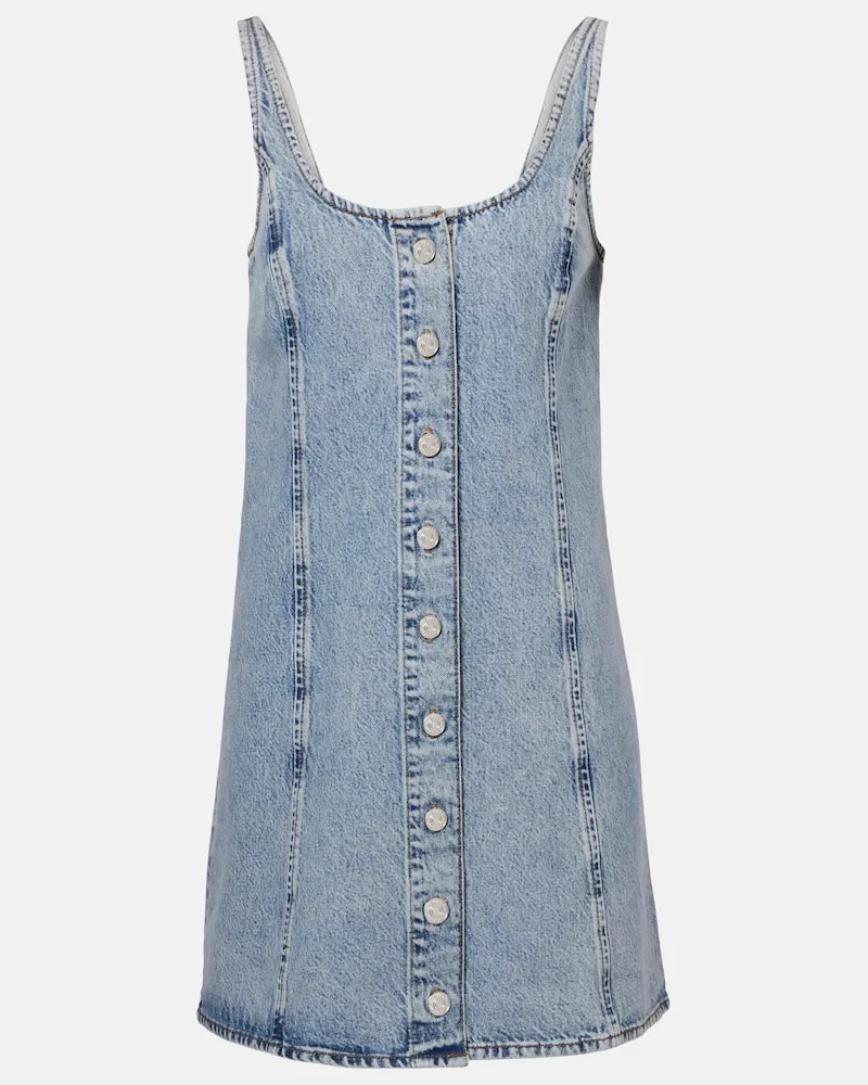 Frame Denim Minikleid aus Denim Blau