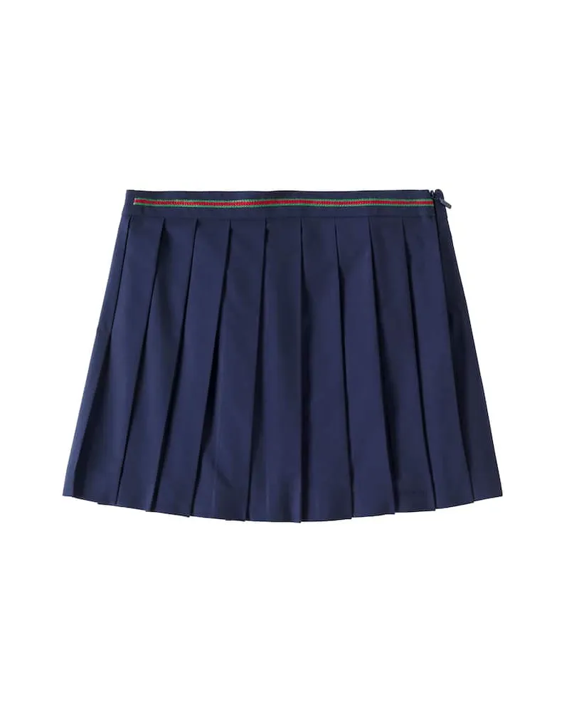 Gucci Rock aus Baumwolle Blau