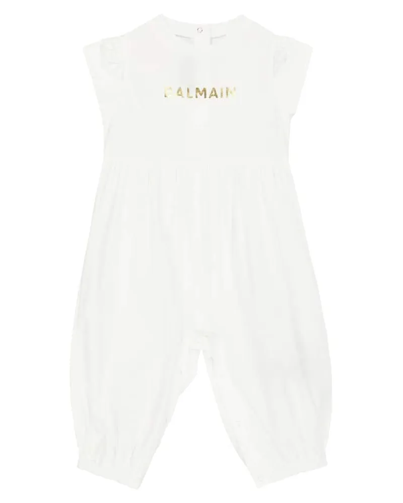 Balmain Baby Spieler aus Baumwolle Weiã