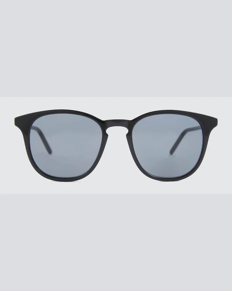 Gucci Runde Sonnenbrille Schwarz