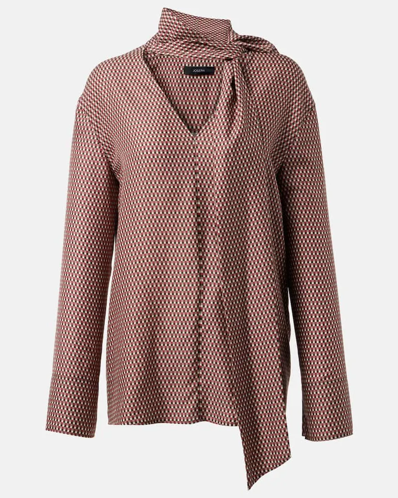 Joseph Bedrucktes Top aus Seide Multicolor