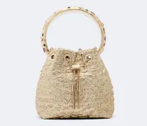 Bucket Bag Bon Bon Small aus Lurex
