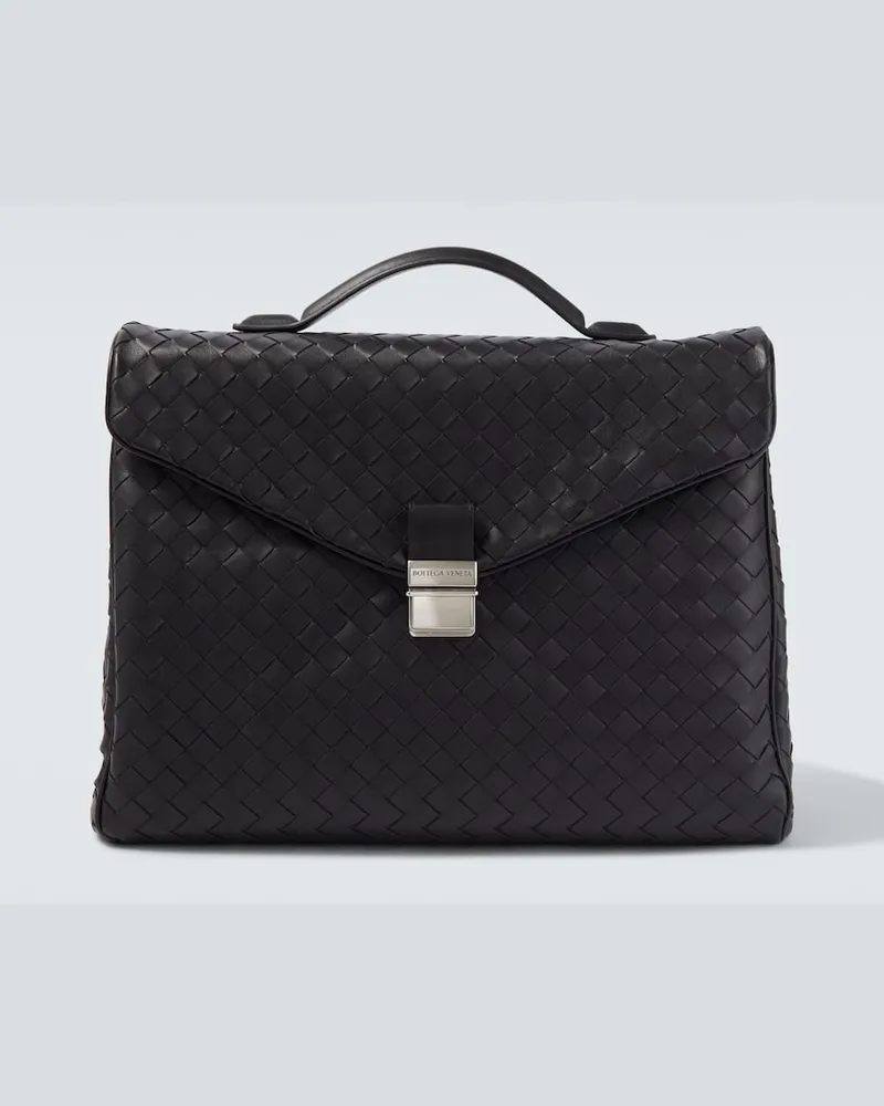 Bottega Veneta Aktentasche Archivist aus Leder Schwarz