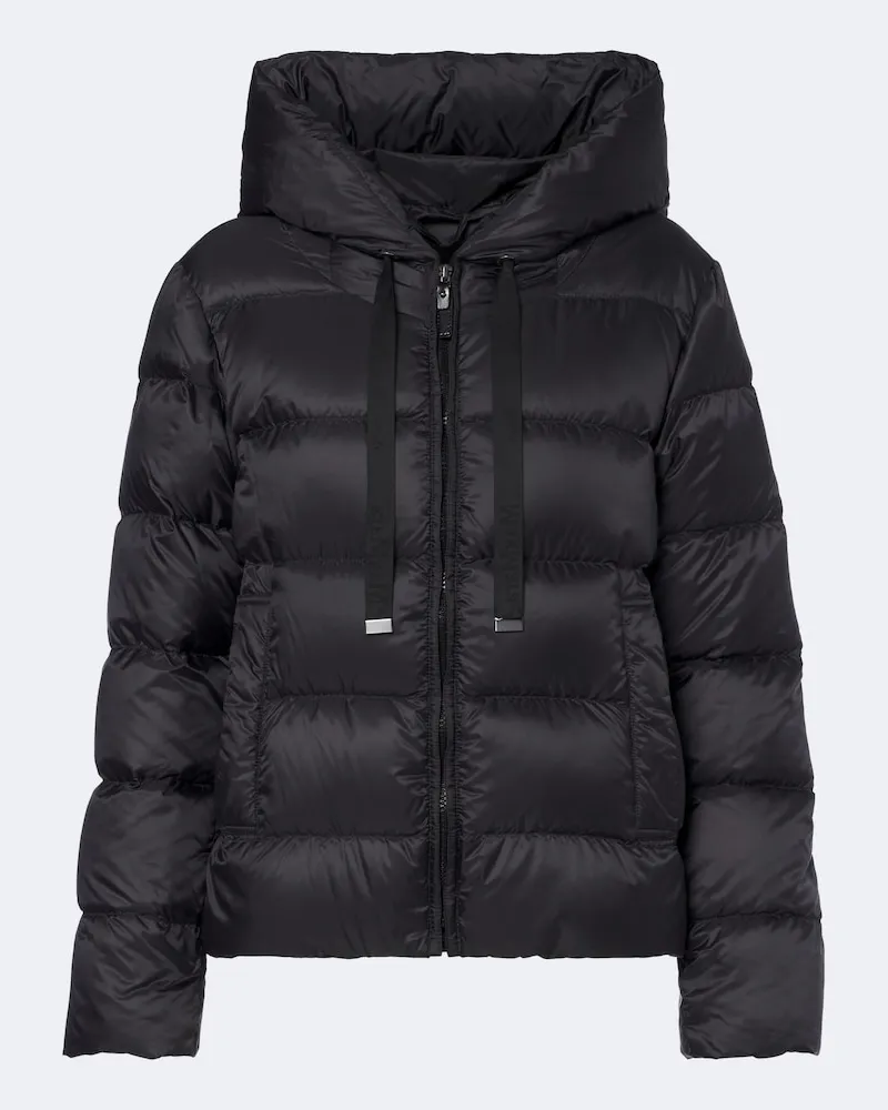 Max Mara Wattierte Jacke Schwarz