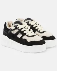 Valentino Garavani Sneakers One Stud XL aus Leder Schwarz