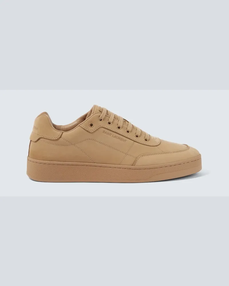 Saint Laurent Sneakers SL/61 aus Leder Beige