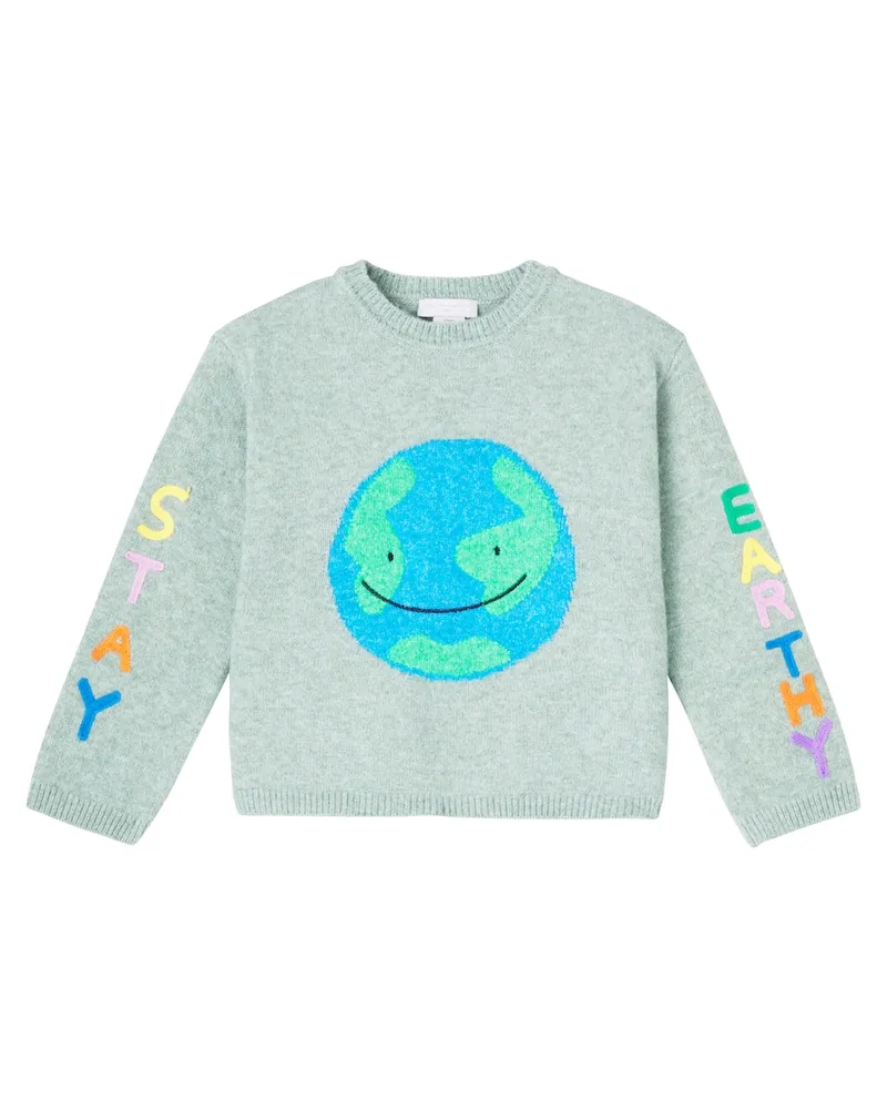 Stella McCartney Kids Bestickter Pullover Multicolor