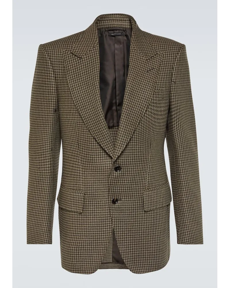 Tom Ford Blazer Atticus aus einem Wollgemisch Multicolor