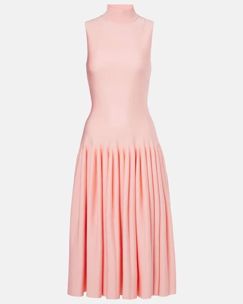 Alaïa Alaïa Midikleid Godet Rosa