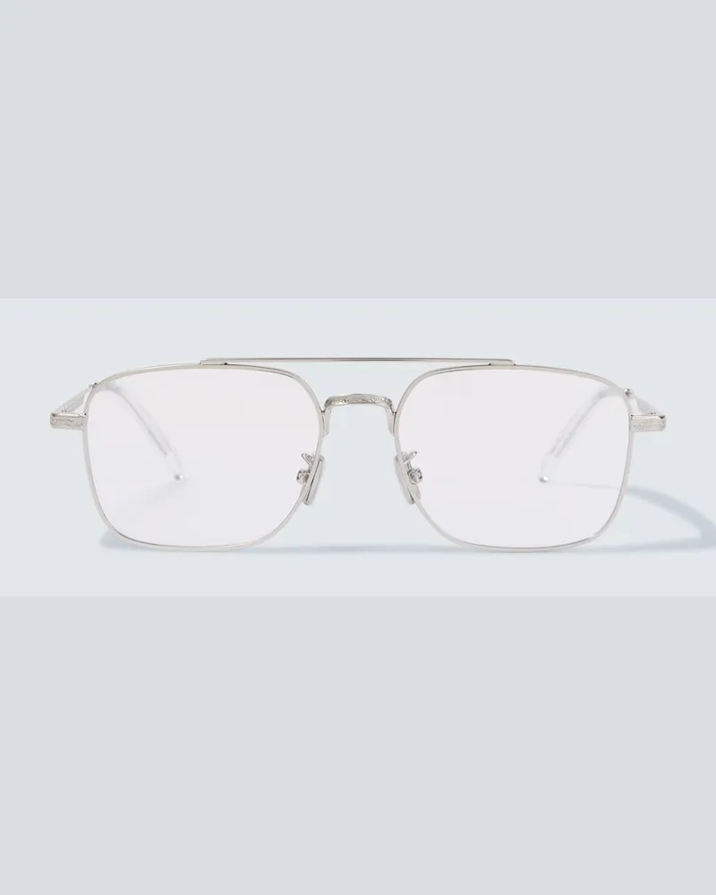 Dior Aviator-Brille DiorBotanicaO Silber