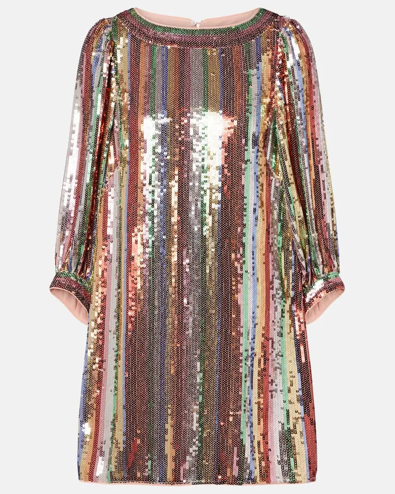 RIXO Minikleid Laurie mit Pailletten Multicolor
