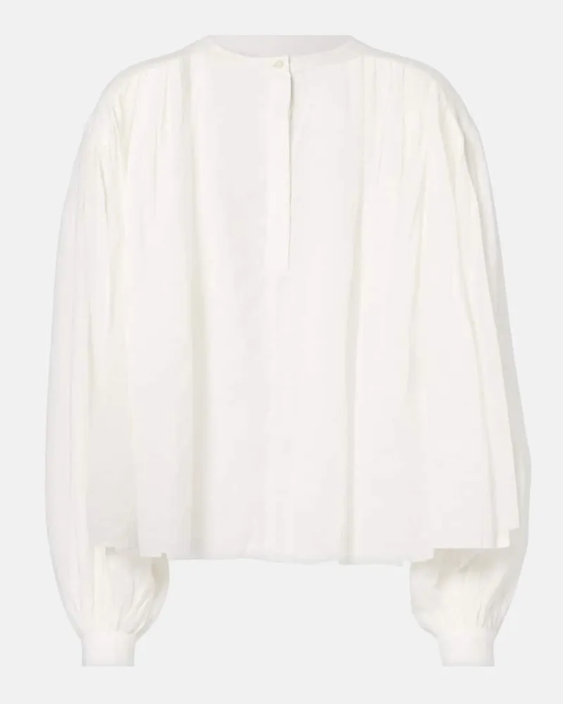 Róhe Róhe Bluse aus Ramie Weiß
