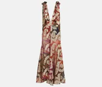 Maxikleid aus Jacquard