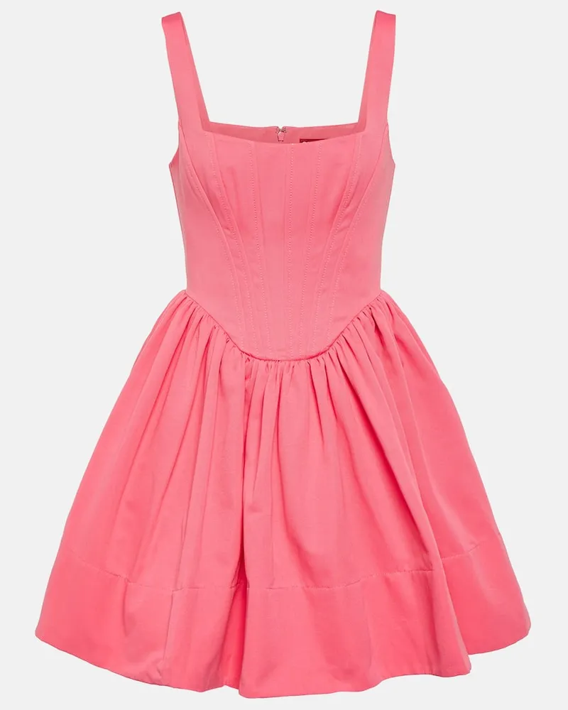 STAUD Minikleid Landscape Rosa