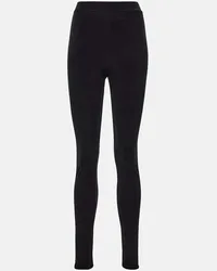 Alexandre Vauthier Leggings aus Jersey Schwarz