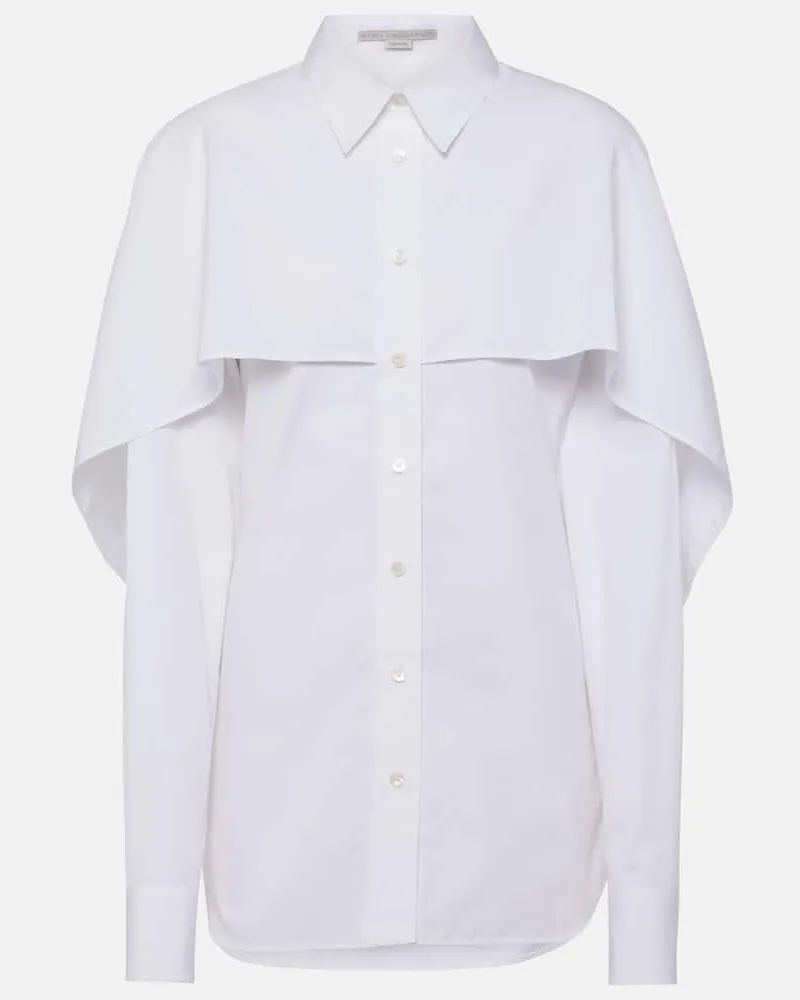 Stella McCartney Bluse aus Baumwolle Weiß