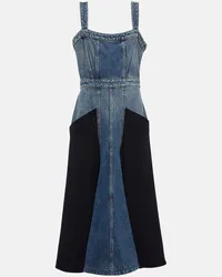 Chloé Chloe Midikleid aus Denim Multicolor