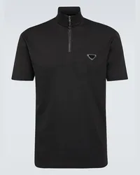 Prada Polohemd Schwarz