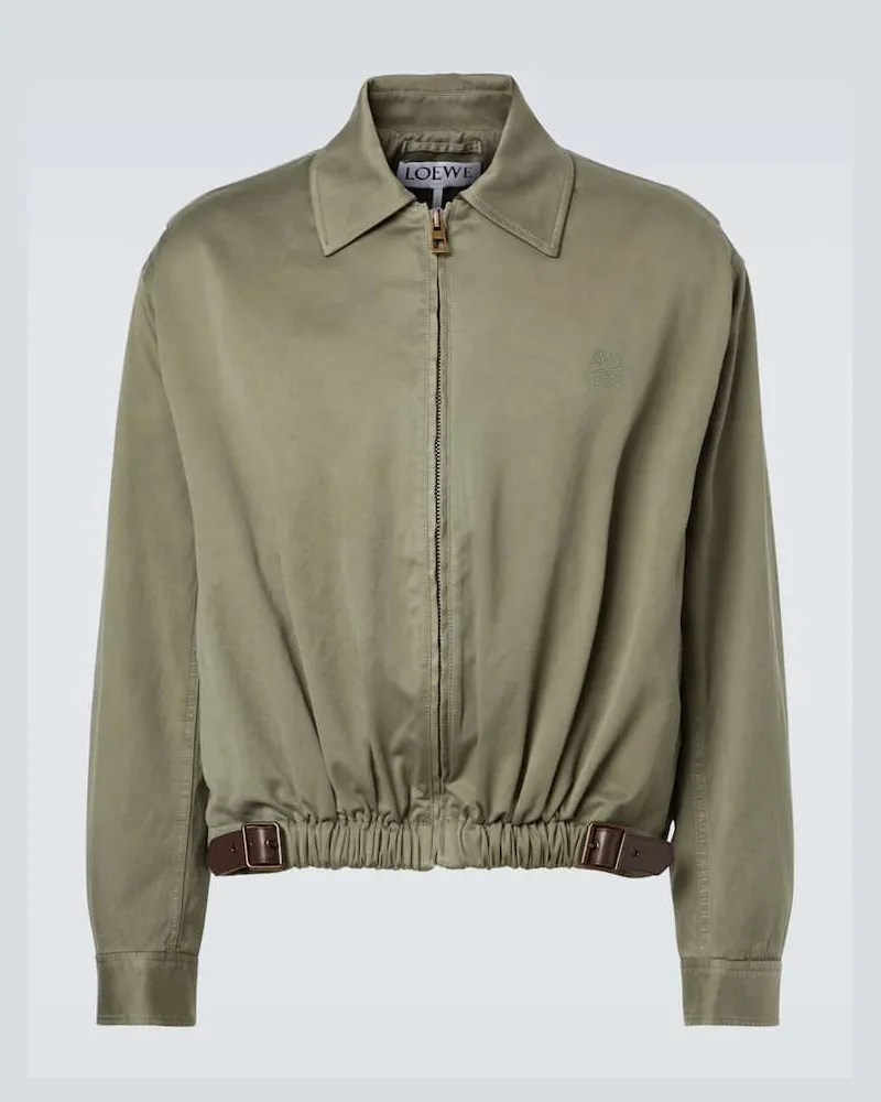 Loewe Blouson aus Baumwolle Grã¼n