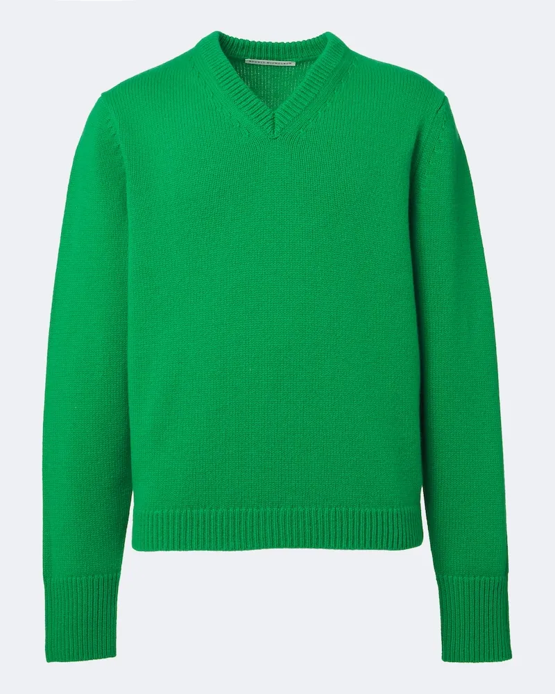Studio Nicholson Pullover Miska aus Wolle Grün