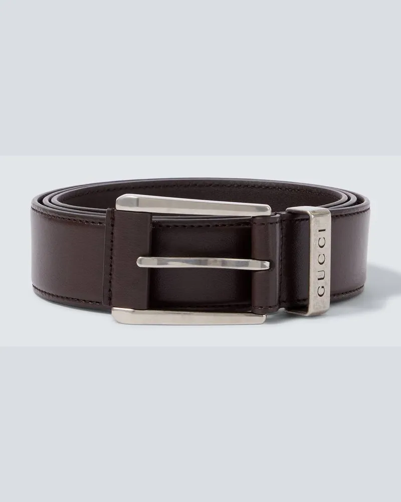 Gucci Gürtel aus Leder Braun