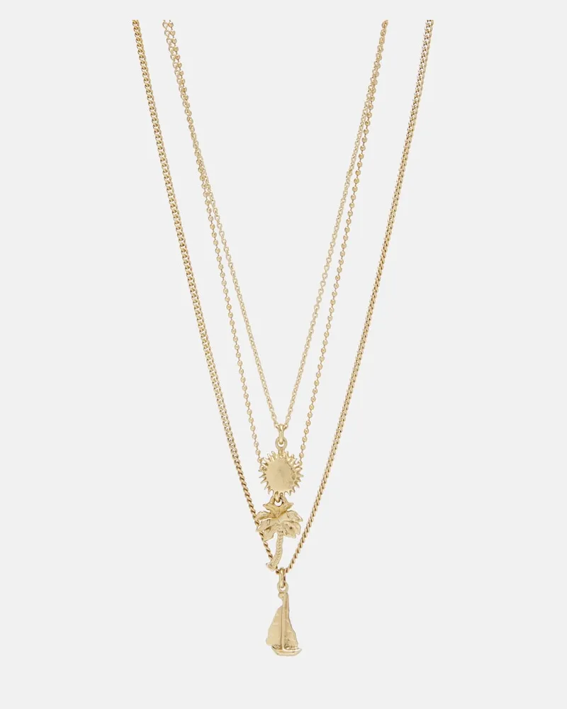 ALEMAIS Alémais Halskette Calypso mit Anhänger Gold